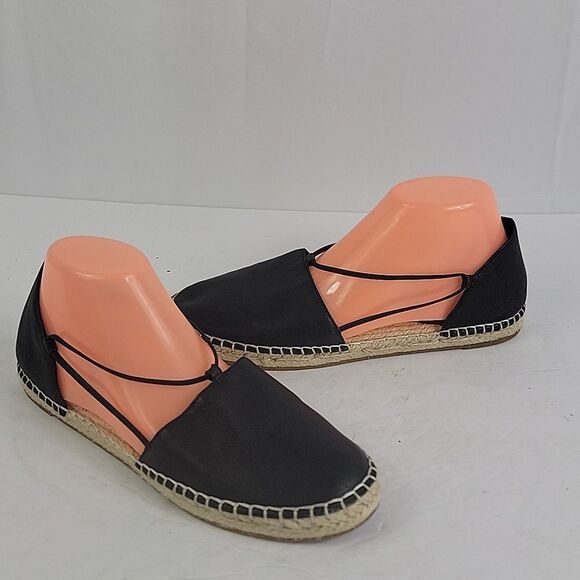 Eileen Fisher Lee Espadrille Black Flat Women's Shoes. - Picture 2 of 13